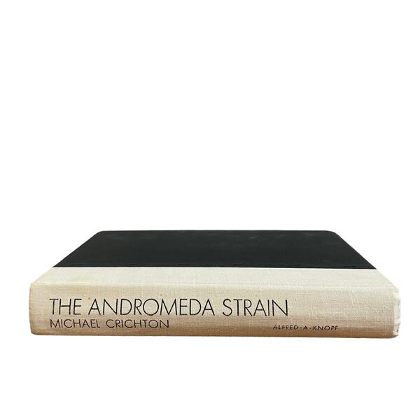 Michael Crichton First Edition The Andromeda Strain 1969 Hardcover Book - Picture 5 of 16